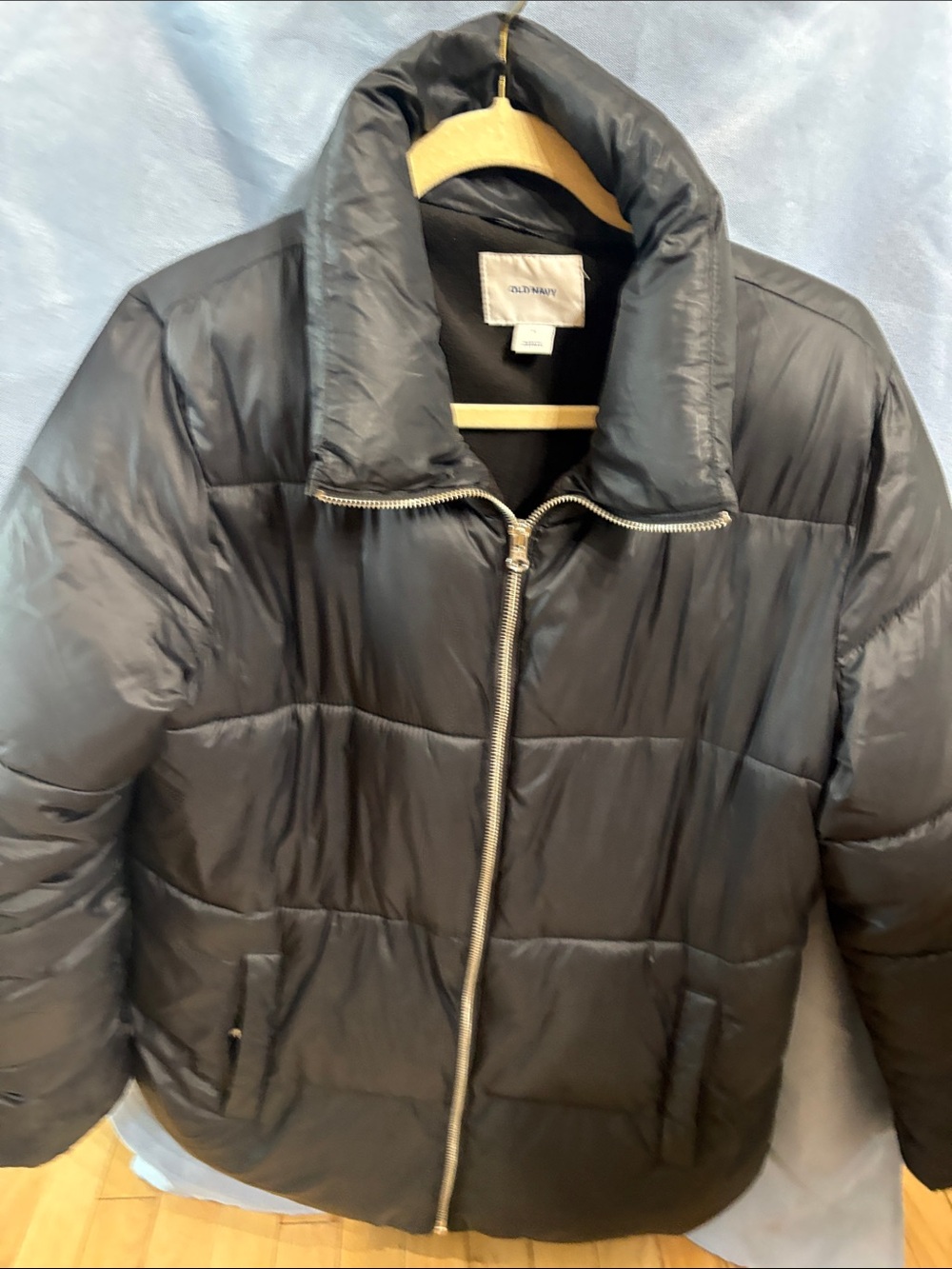 Old Navy Black Women's Quilted Puffer Jacket